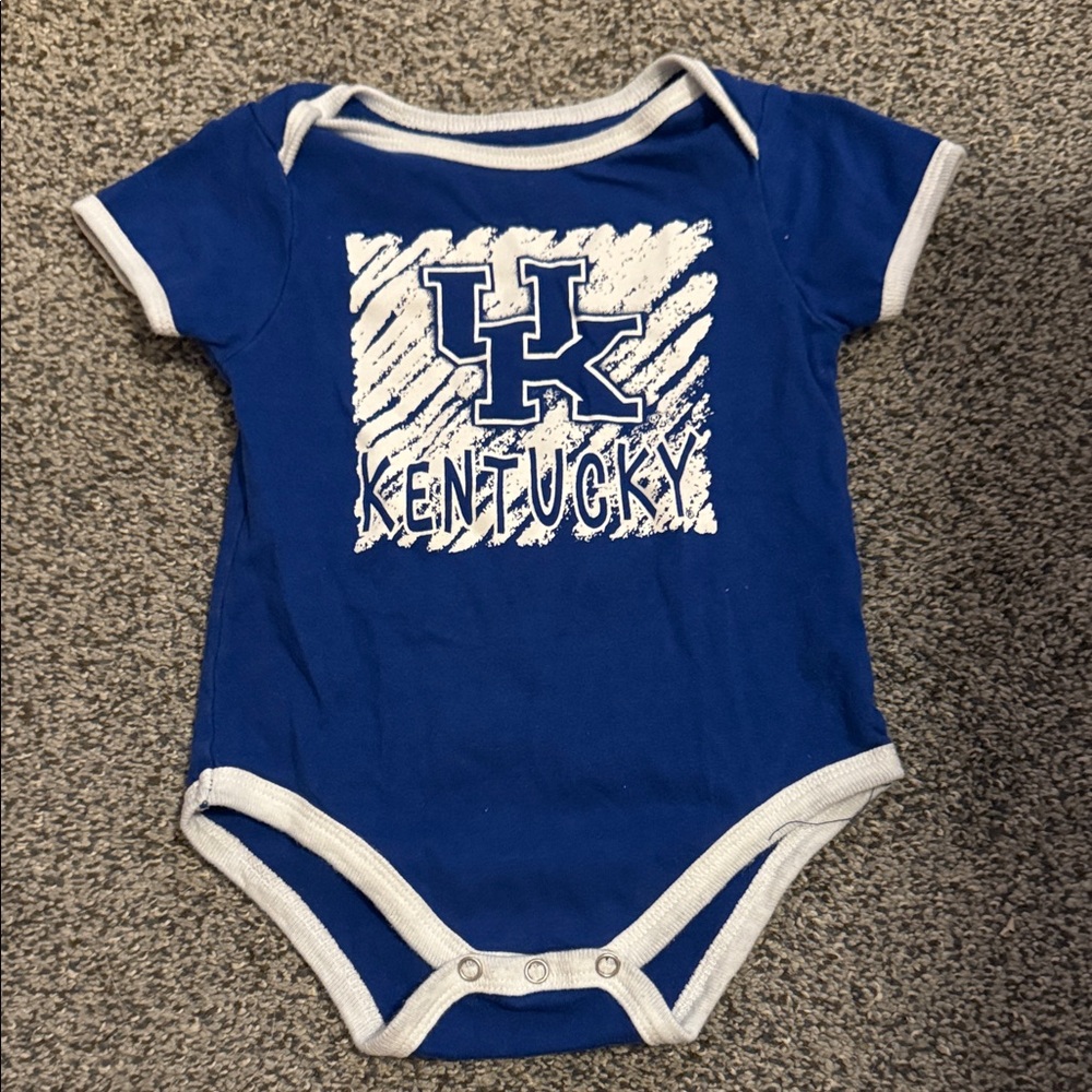 Colosseum Blue and White Kids Bodysuit